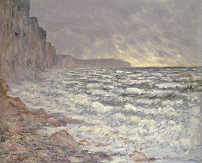 Das Meer bei Fécamp, 1881 von Claude Monet